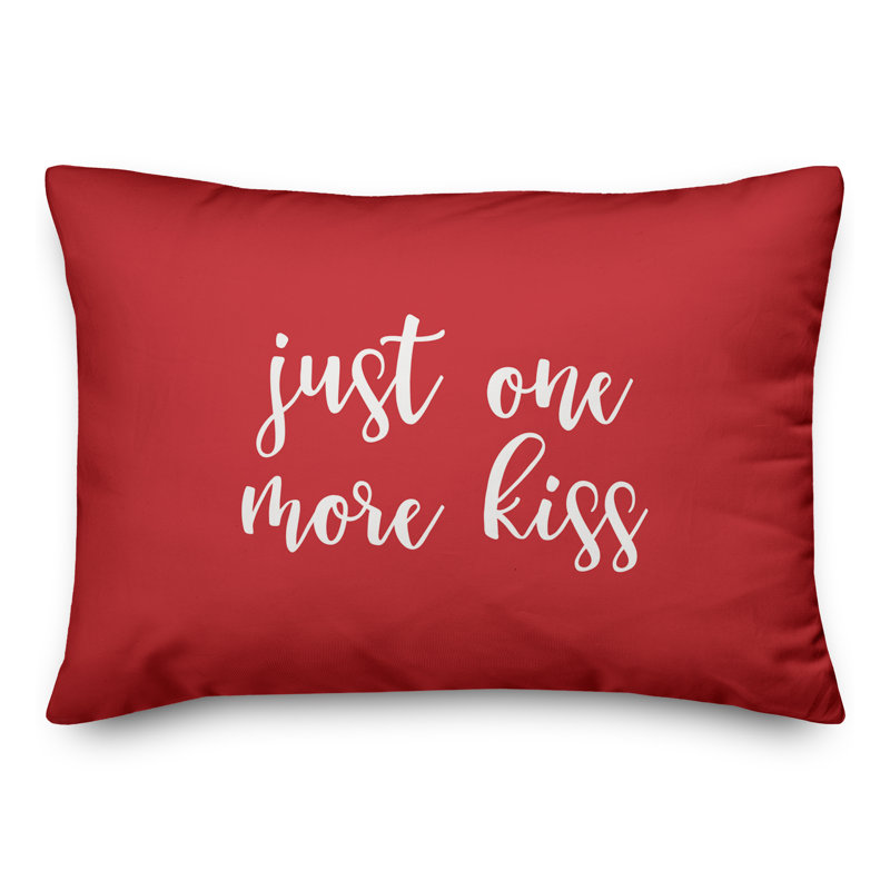  Coussin Just Just More Kiss, Rouge