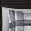 Lit simple / simple Xl Plaid Bedding - Édredon moderne noir et gris avec 2 taies décoratives-118640940