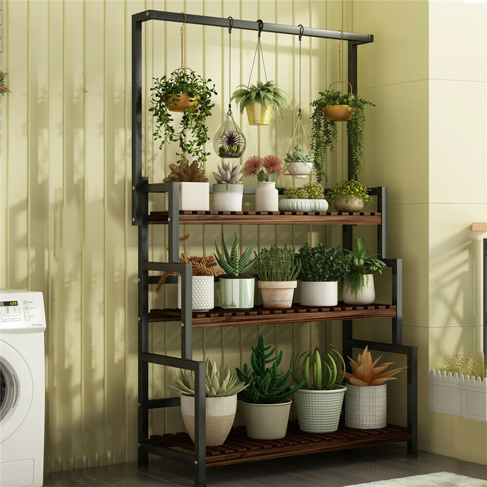 17 Stories Piderit Rectangular Multi-Tiered Plant Stand & Reviews | Wayfair