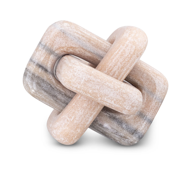 Bond Marble Decorative Object, Pink