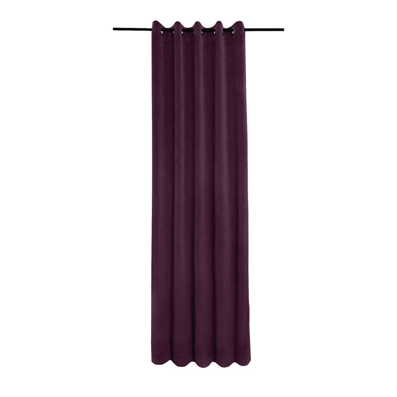Macdoel Room Darkening Curtain Pair, Purple