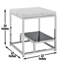 Table de bout avec rangement Carlas