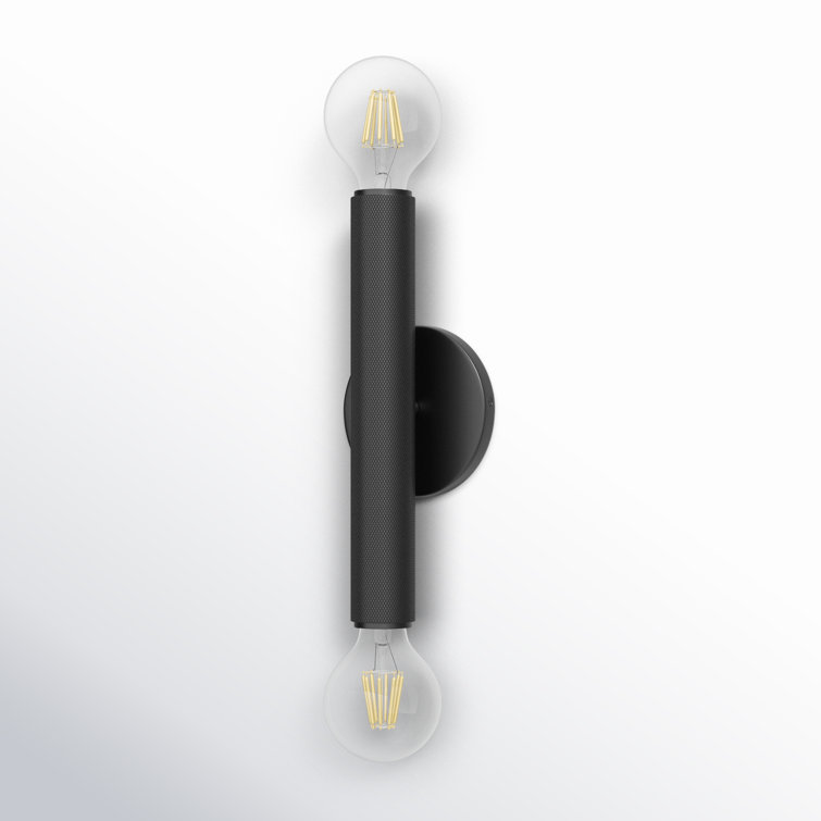 Cabot 2 Light Wrought Iron Dimmable Armed Sconce