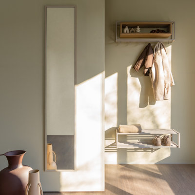 School Metal Flat Wall Mirror