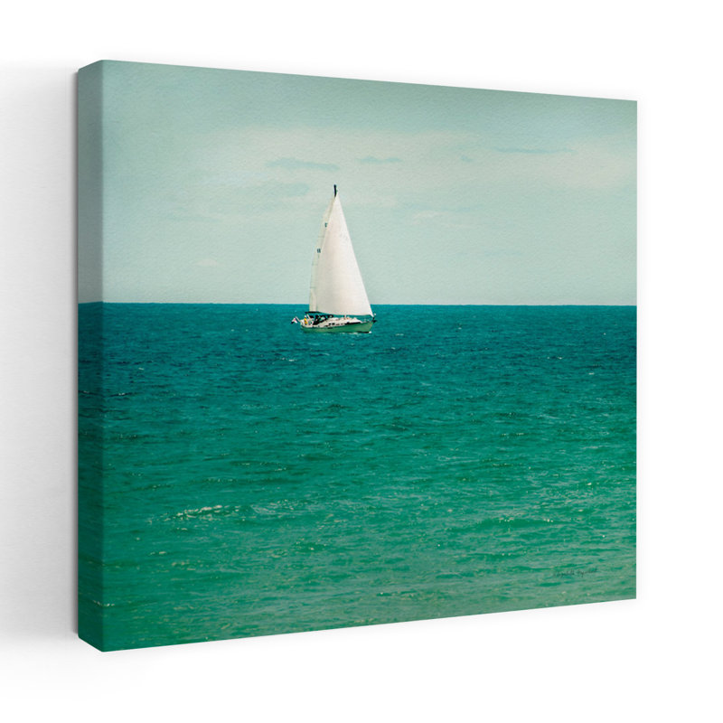 Mint Cottage Days III Coastal Ocean Art, H 24 po x l 24 po