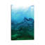 "winter waves" , reproduction d’art sur toile tendue en bleu vert dégradé-74378735-74378741-19159765