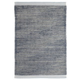 Vanora Striped Area Rug in Blue