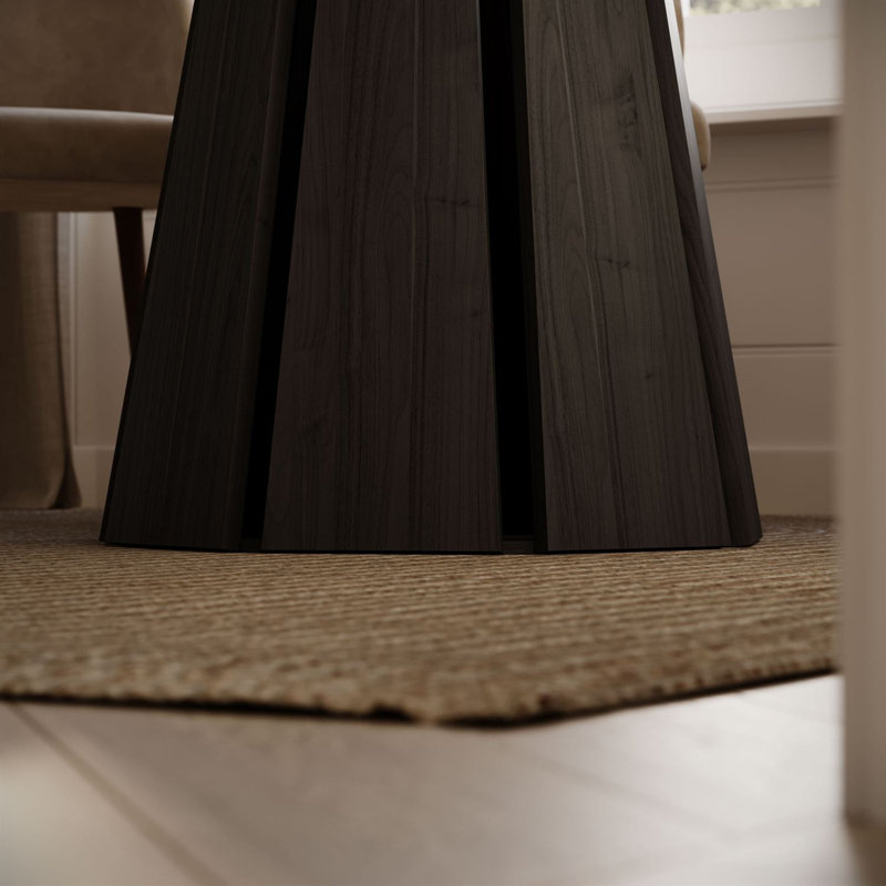 Dining Table, Graphite black