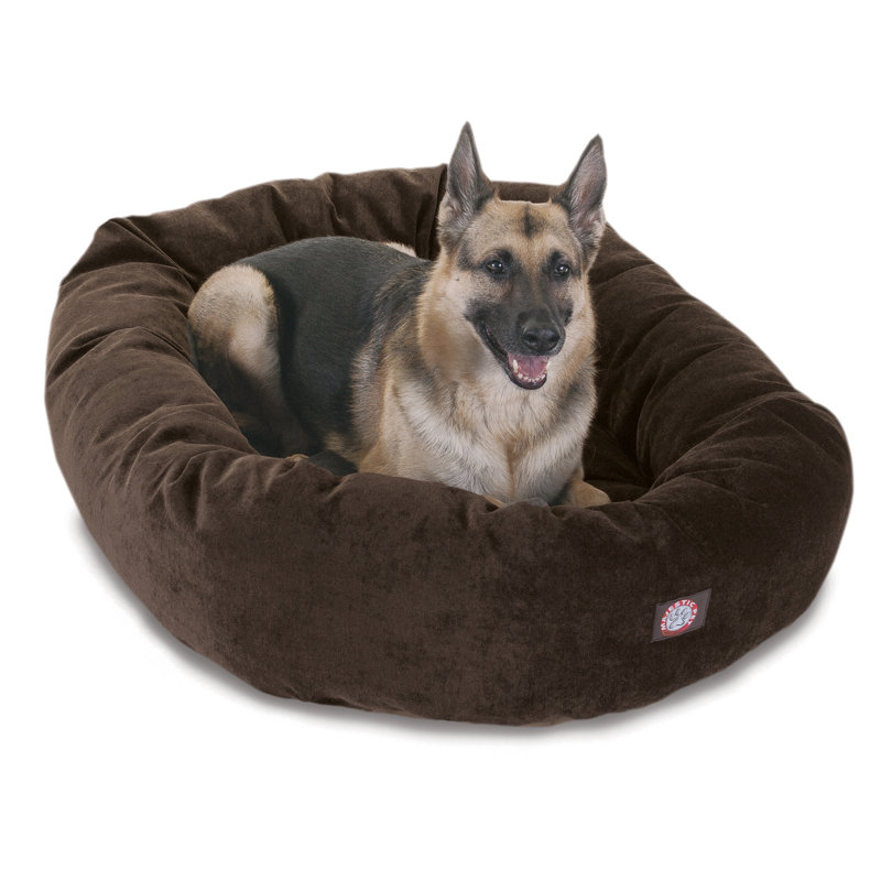 Lit ovale pour animal de compagnie, Très grand (l 35 po x P 52 po x H 11 po), Tempête