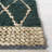 Kedron Natural Fiber Hand Loomed Jute/Cotton Geometric Rug in Dark Green-823405422