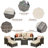GRST Wicker 7 - Person Patio Conversation Set with Cushions-2024023328