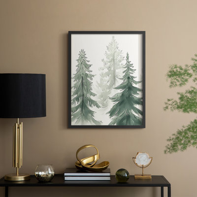 «Christmas Holiday Art XC III», reproduction encadrée - bois massif