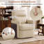 Fauteuil d'appoint pivotant à 360 ° - siège profond, housses de coussin amovibles, similicuir-354759399-354759397