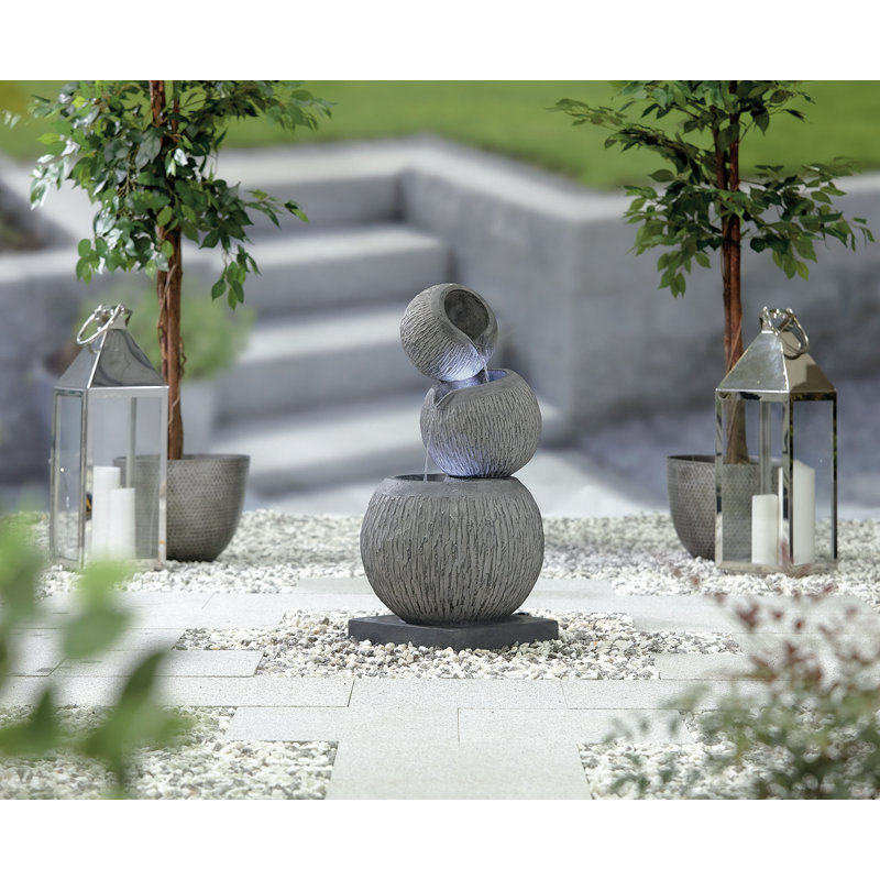 Outdoor Floor Fountain with Lights