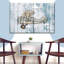Caricature d'avion rustique, reproduction sur toile-584308528