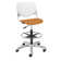 Kool Poly Height Adjustable Lab Stool with Perforated Back
