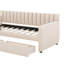 Lit de jour simple tapissier avec tiroirs-949229622