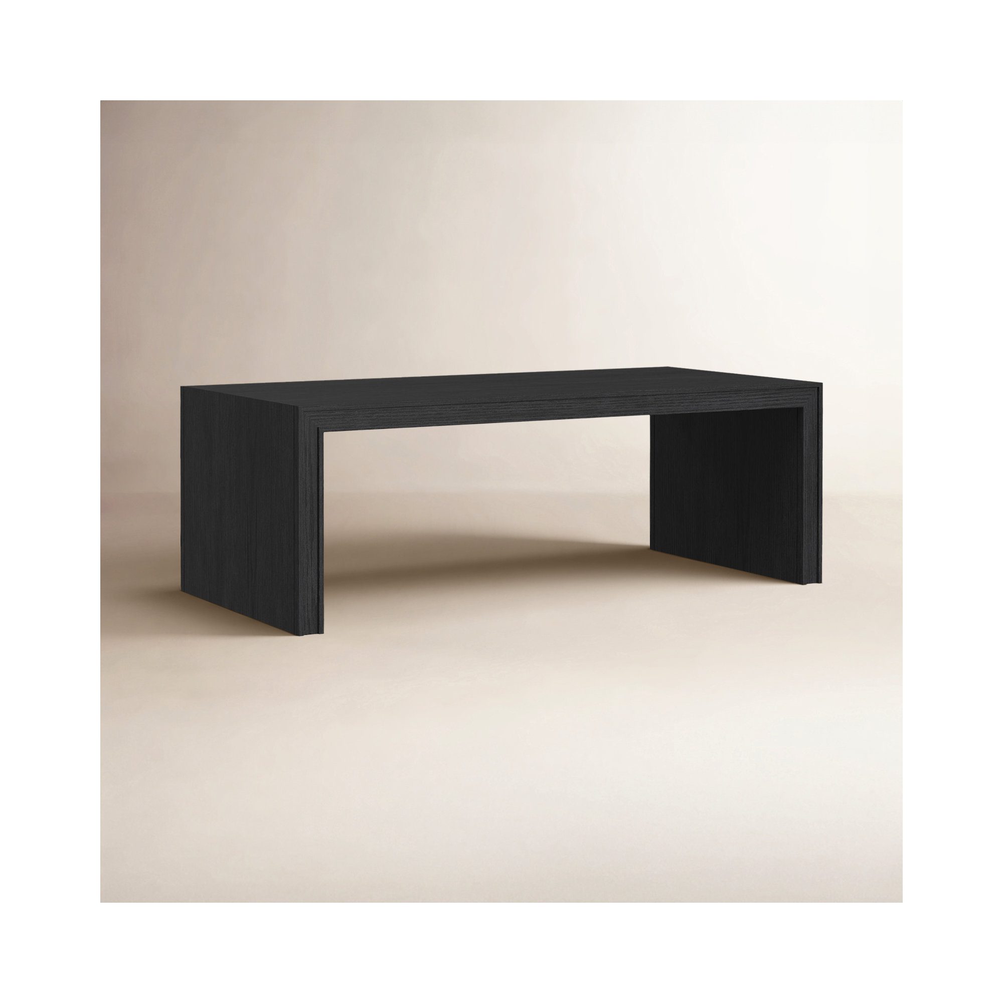 Southampton Sled Leg Coffee Table, Black