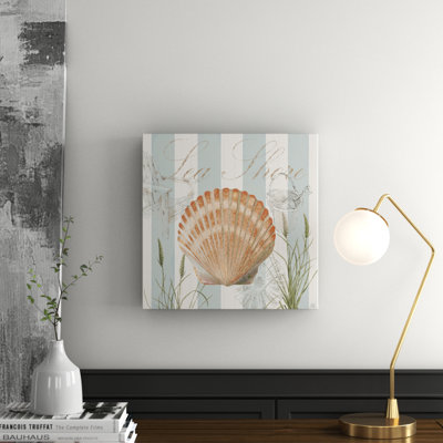 Seashells The Seashore II - Wrapped Canvas Print