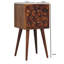 31cm W Solid Wood Bedside Table