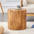 Modern Cylindrical Drum Accent Table Versatile Side Table with Anti-Slip Fee-1053973989-1040854464