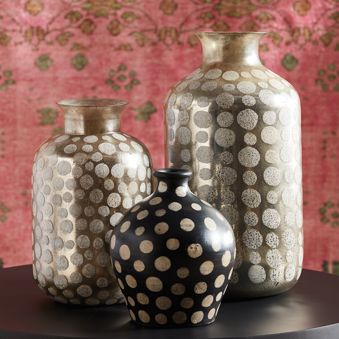 Antique Mercury Glass Table Vase Dakota Fields