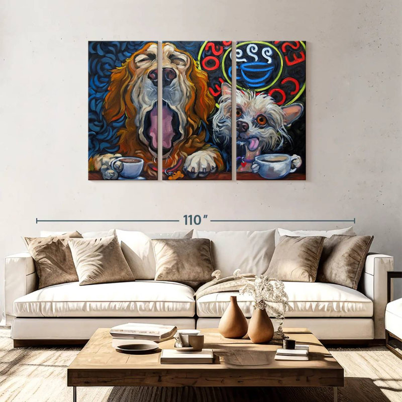 Ketti One Cup Shy, 48" H x 74" W