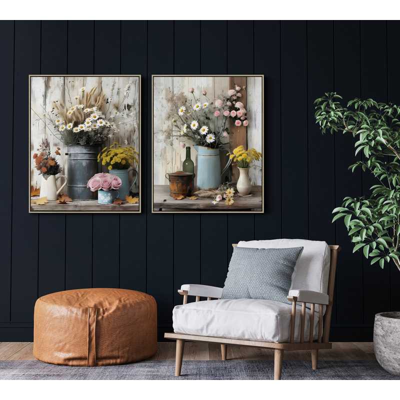 Art mural sur toile Timeless Petals II
