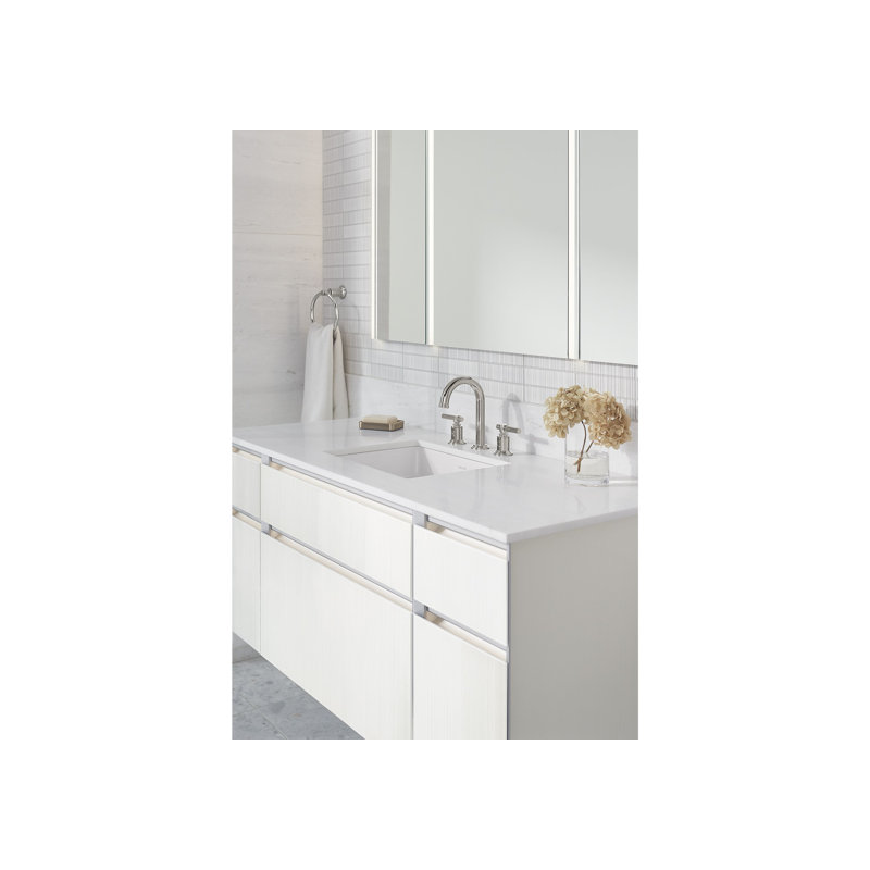 Central Park West™ Sink Faucet, Arch Spout, Lever Handles, Polished Nickel
