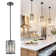 1-Light Dimmable Modern Style Crystal Single Pendant Light