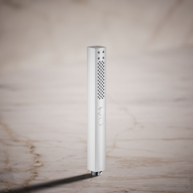 Shift + Square Two-Function Handshower, Multi-Function Handheld Shower Head, 1.75 GPM, Polished Chrome, 1.75 GPM, Square