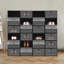 Boîte de rangement pour chaussures 24 paires-1237792398
