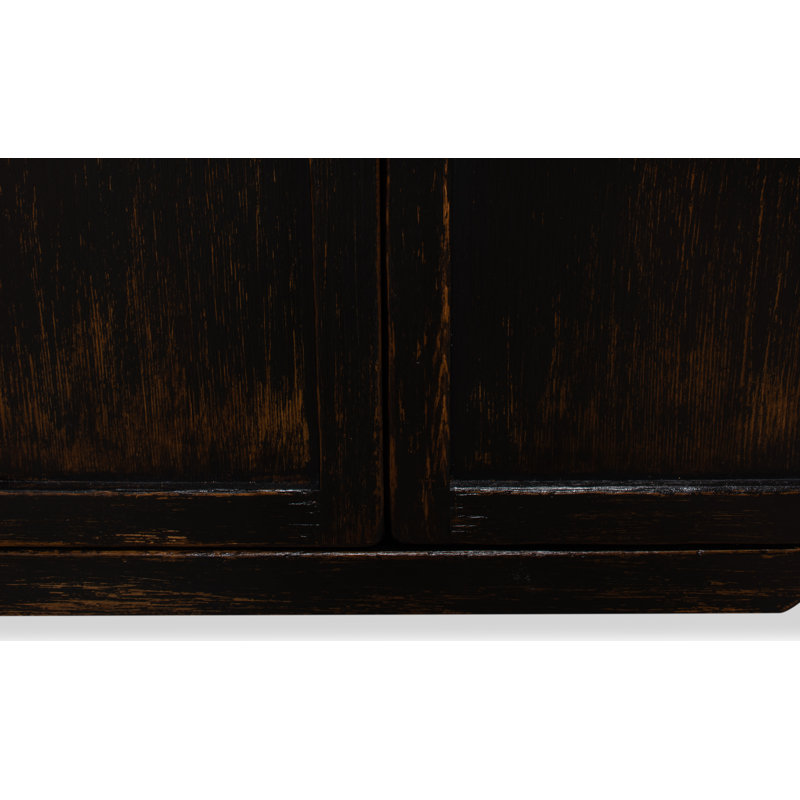Madigan 64'' W Solid Wood Sideboard, Antique Black
