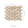Valencia Blend Elongated Octagon 12.25 in. x 15 in. Polished Marble Mosaic Floor and Wall Tile