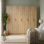Armoire de rangement tout usage en chêne (ensemble de 5 pièces)-1375564821