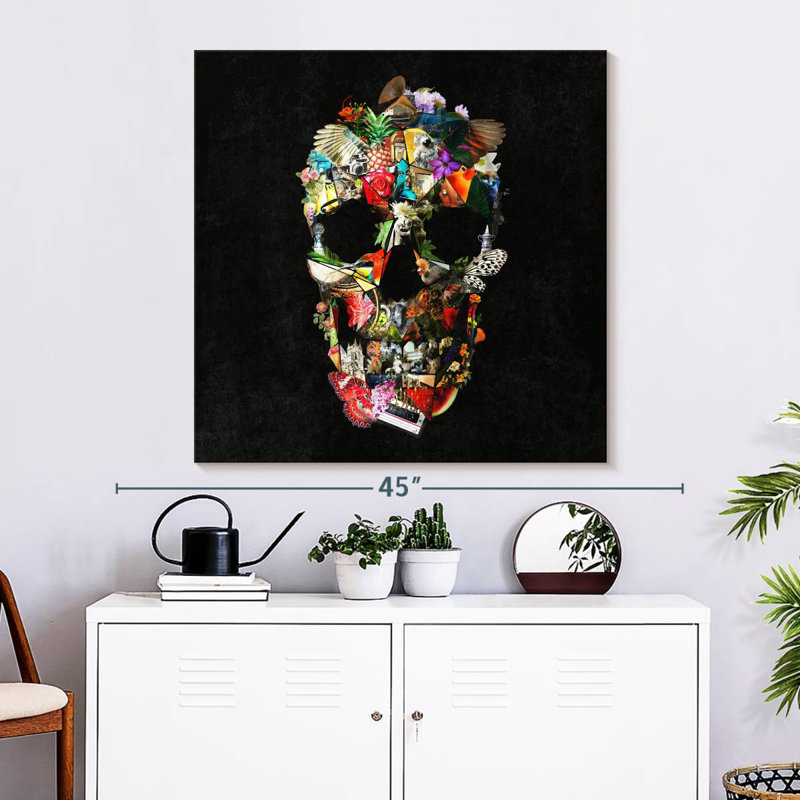 Kerner Fragile Skull, 33" H x 33" W