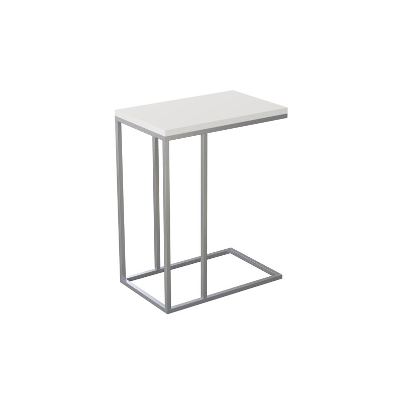 Cothern End Table, Silver, White
