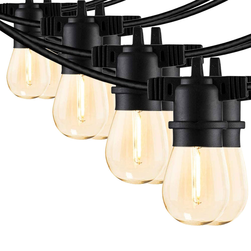 18 - Bulb 588'' Solar Powered LED String Light