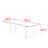 French style solid wood rectangular table-107558068