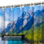 Rideau de douche avec 12 crochets Canada-282261304