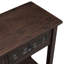 Lonni classique avec décoration évidée, deux tiroirs supérieurs et tablette ouverte, grand espace de rangement pour une pièce limitée-1829425564