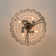 Atticus 4-Light Modern Round Crystal Semi Flush Mount Ceiling Light