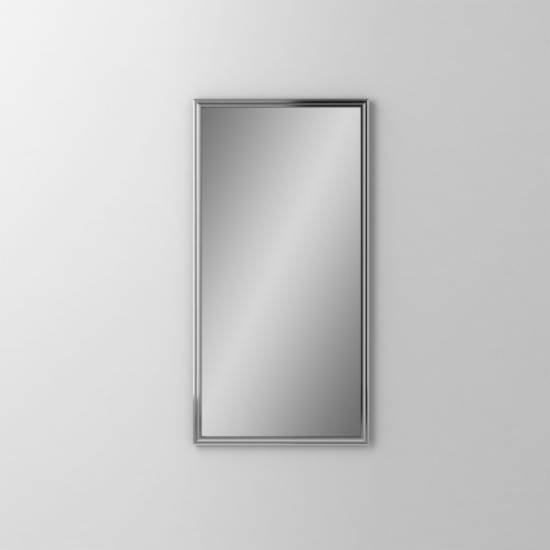 Main Line Vanity Mirror, Chrome, 30''H x 16'' W x 1.63'' D