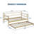 Twin Daybed – Gold, Lockable Casters, Heavy Duty-1428795383