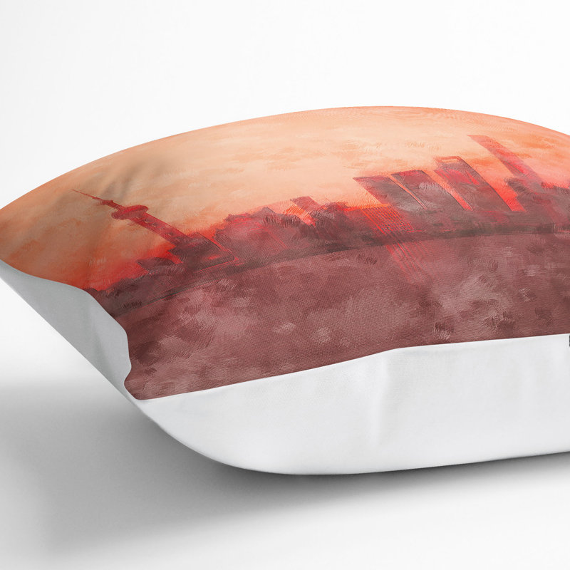 Square Cushion, 40cm H x 40cm W x 15cm D, White