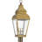 10 Inch 3 Light Post Lantern Pendant with Clear Water Glass - Outdoor Lighting Fixture.-101230970