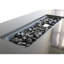 Table de foyer noire 50000, 42 po x 22 po, fabrication en acier, style contemporain 22 po 25 po, style inoxydable