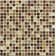 Fusion 1" x 1" Glass Grid Mosaic Tile Wall Tile
