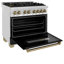 Cuisinière à gaz ZLINE autographe 36 po avec 6 brûleurs ZLINE-1372606915