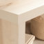 Table de chevet moderne de style Mid-Century, couleur brune, un tiroir, tablette pour finition de chambre à coucher de style rustique, mouvement de tiroir fluide, utilisation
